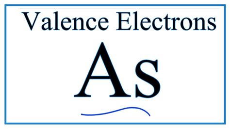 How to Find the Valence Electrons for Arsenic (As) .